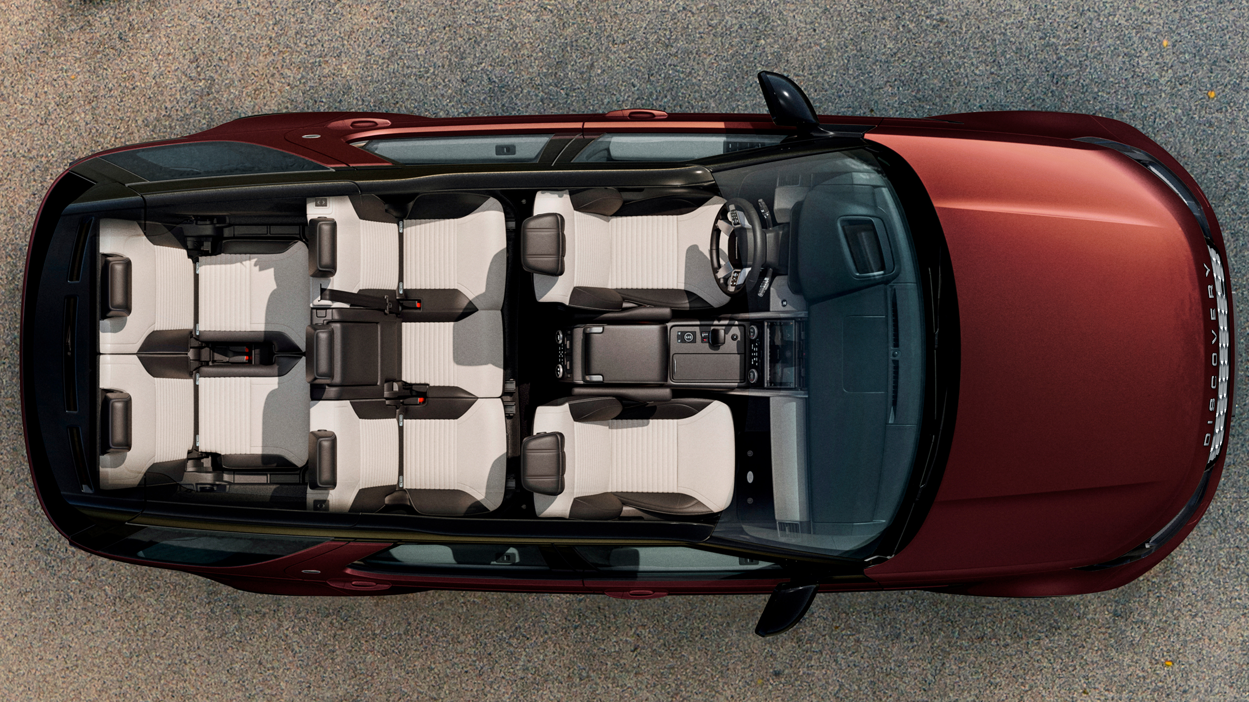 Discovery top view of interior